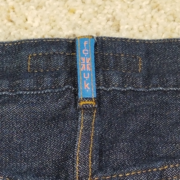 FCUK Dark Wash Bootcut Jeans Size 10 - Picture 7 of 8